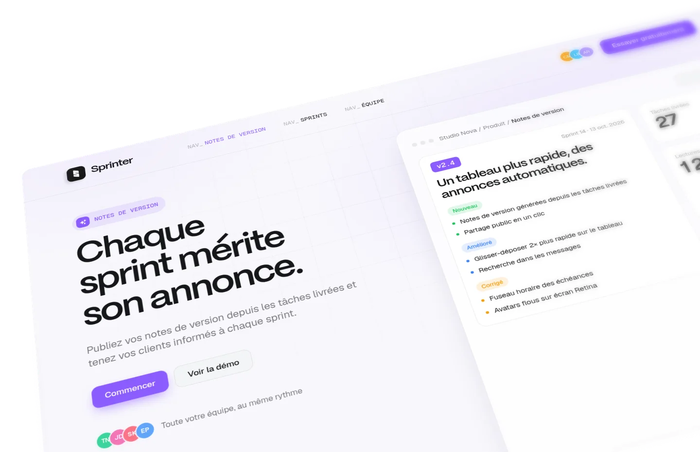 Notes de version